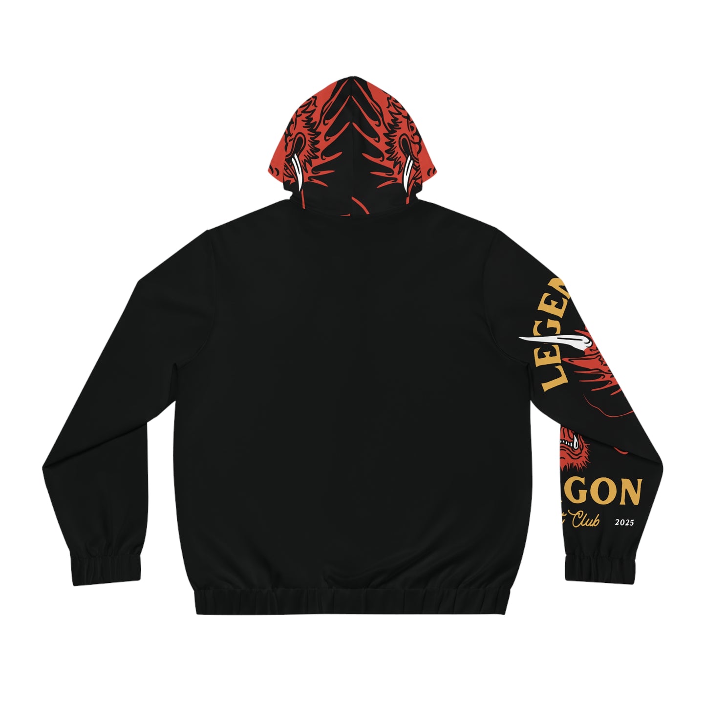 Men's Full-Zip Dragon Hoodie (AOP)