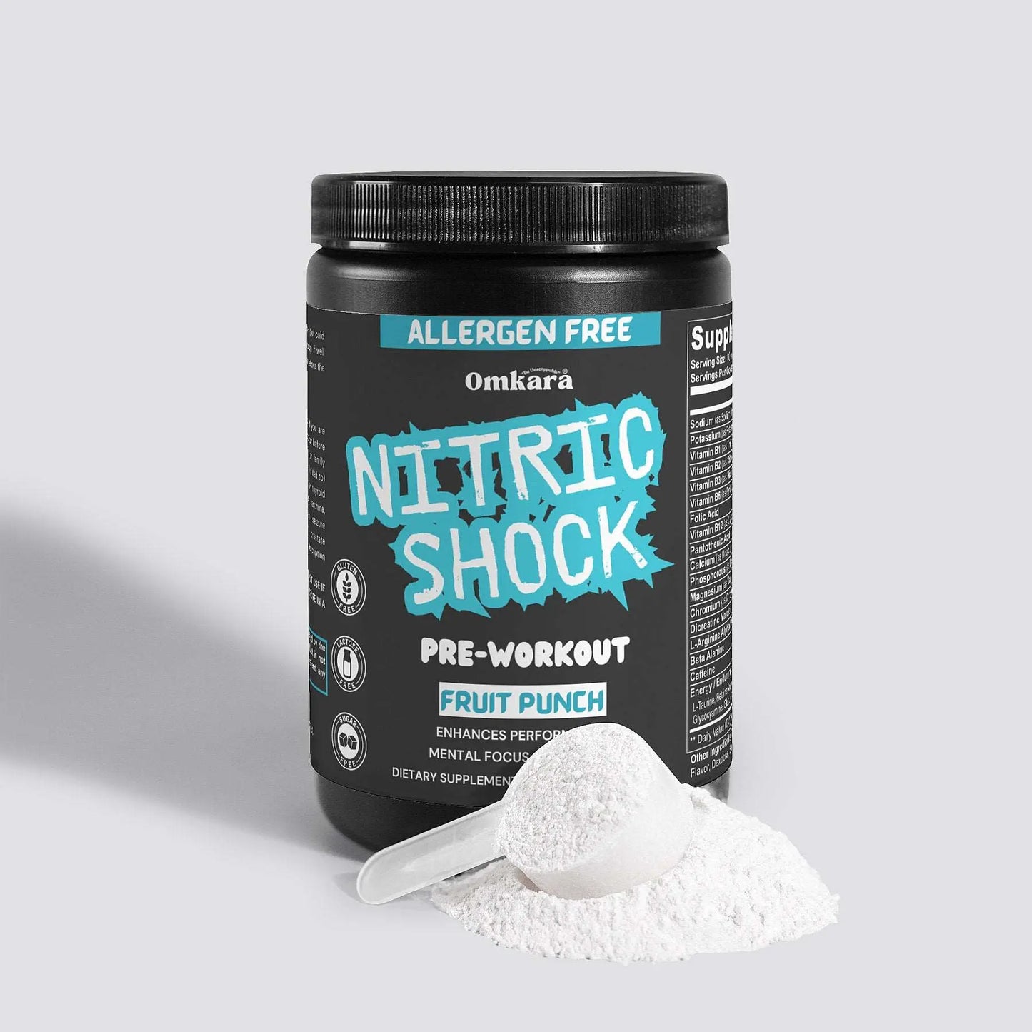 Nitric Shock Pre-Workout Powder (Fruit Punch)