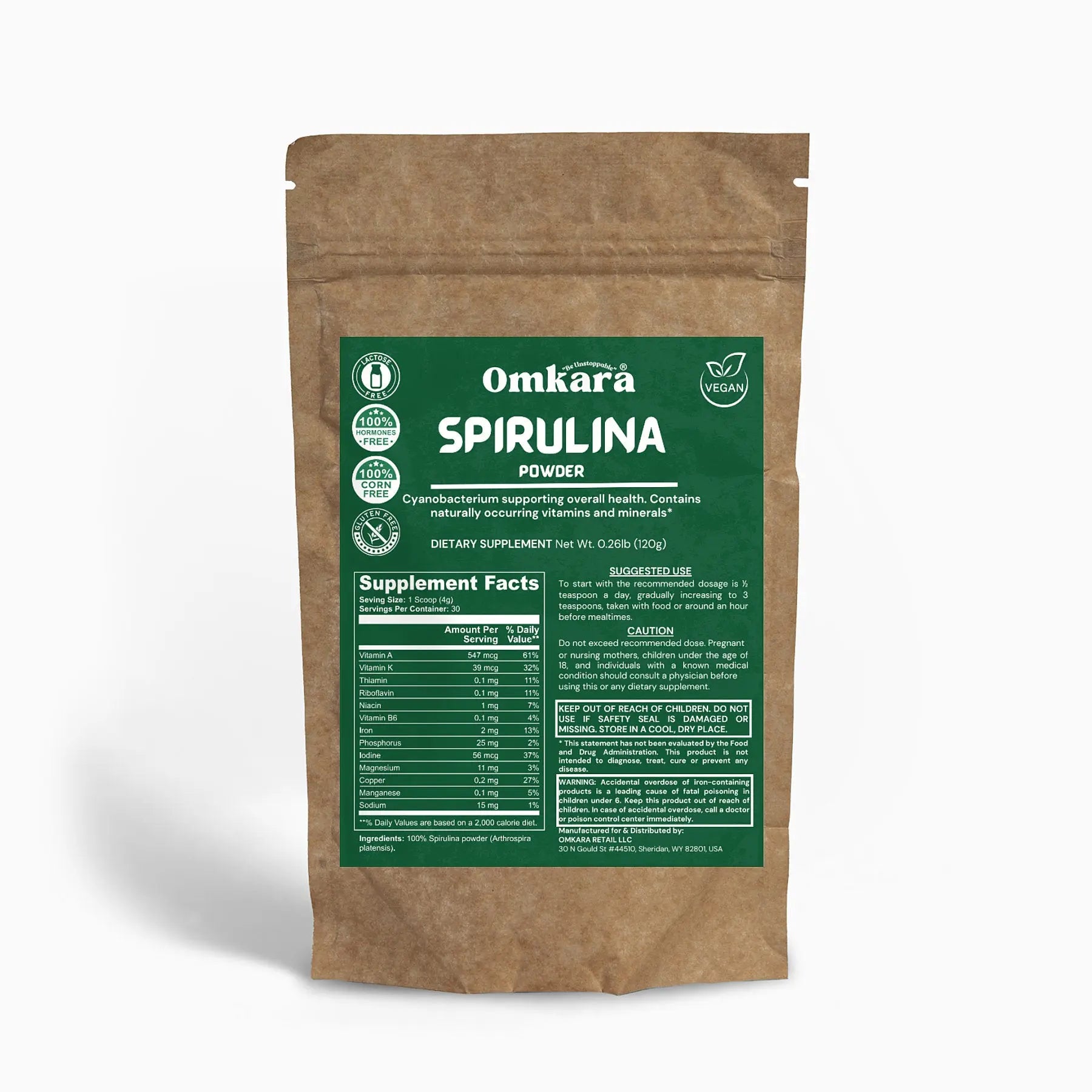 Spirulina Powder OMKARA