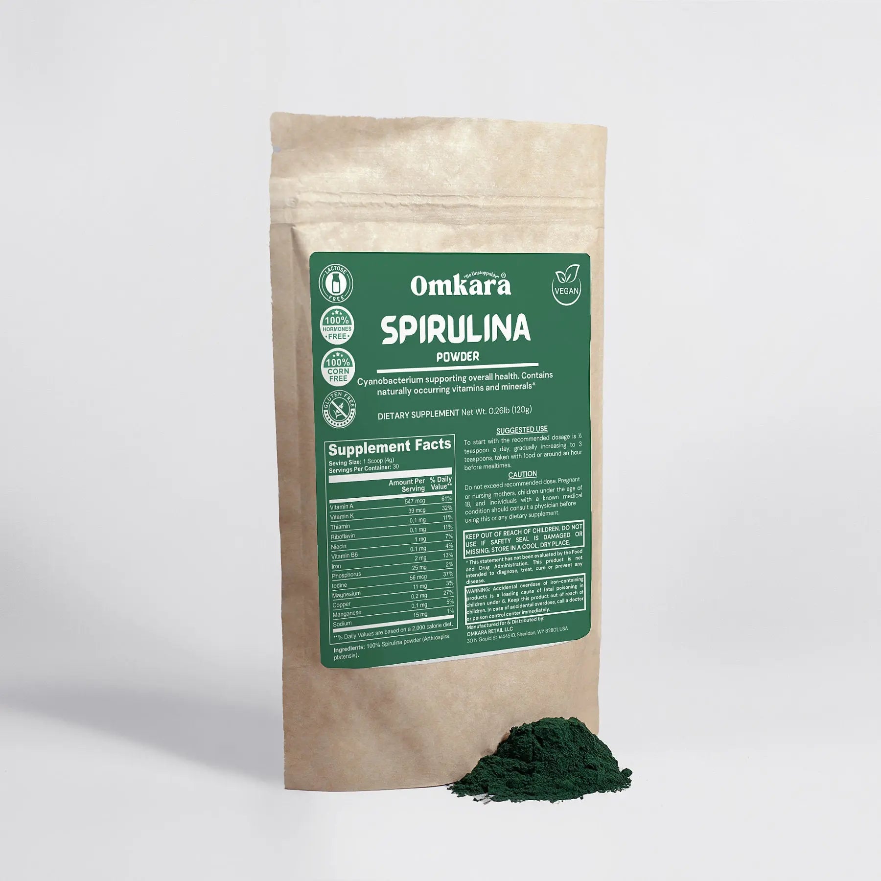 Spirulina Powder OMKARA