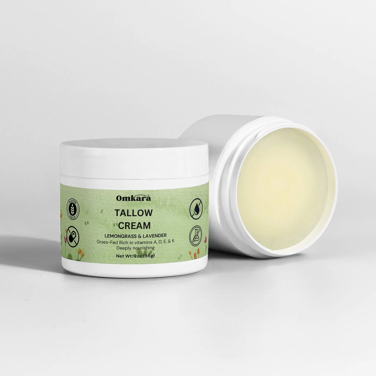 Tallow Cream Lemongrass & Lavender OMKARA