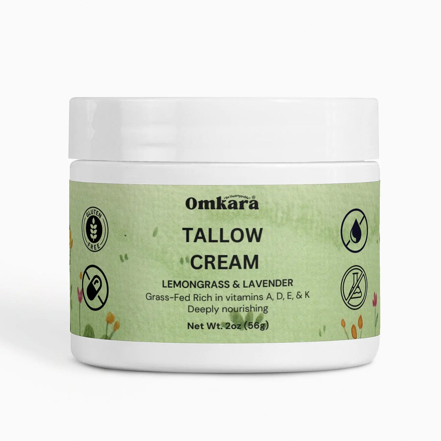 Tallow Cream Lemongrass & Lavender OMKARA