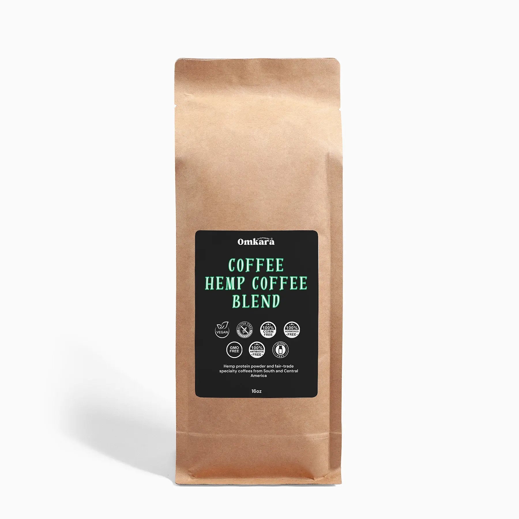 Hemp Coffee Blend - Medium Roast 16oz OMKARA