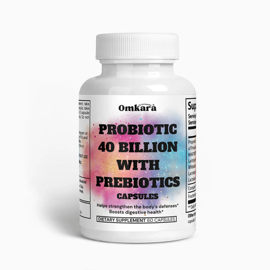 Probiotic 40 Billion with Prebiotics OMKARA