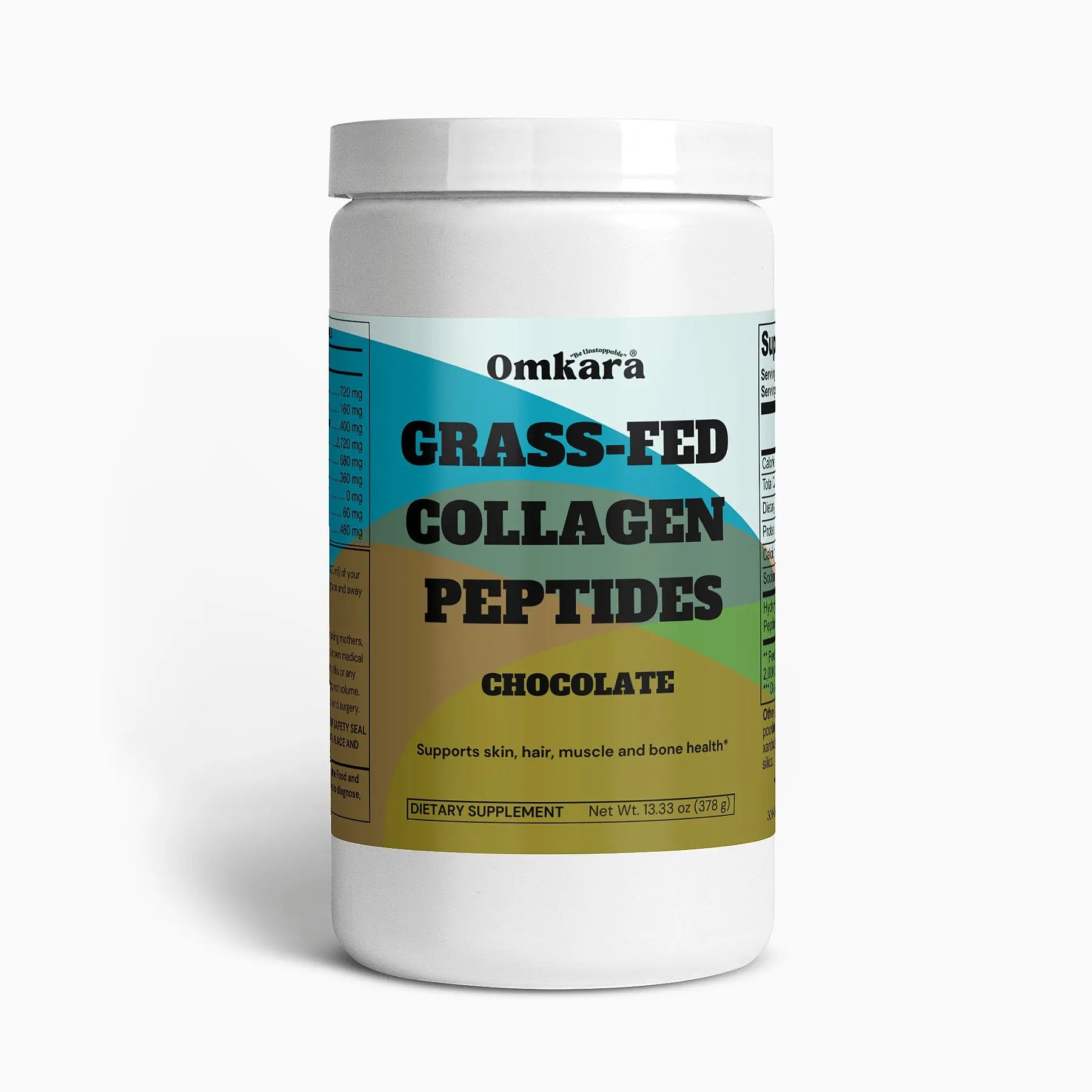 Grass-Fed Collagen Peptides Powder (Chocolate) OMKARA