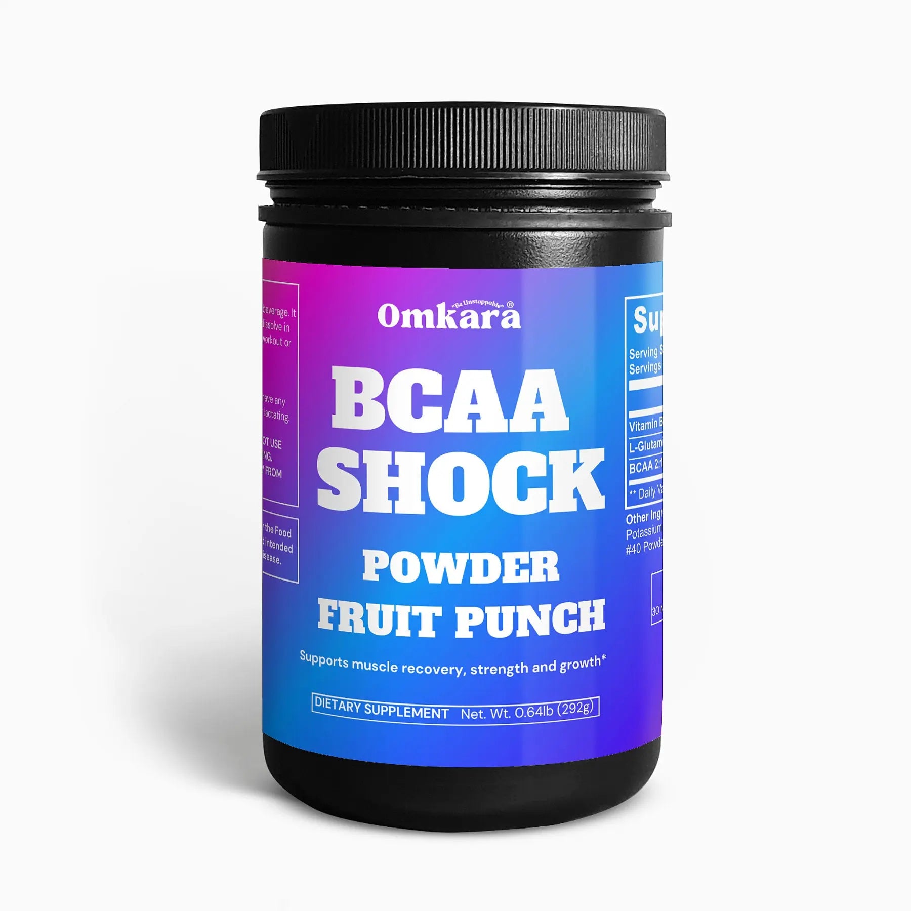 BCAA Shock Powder (Fruit Punch) OMKARA