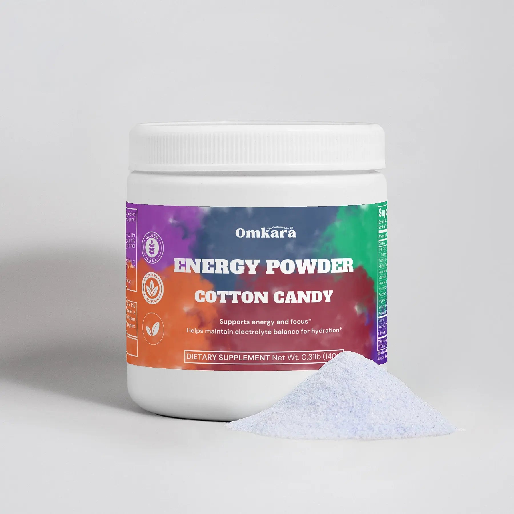 Energy Powder (Cotton Candy) OMKARA