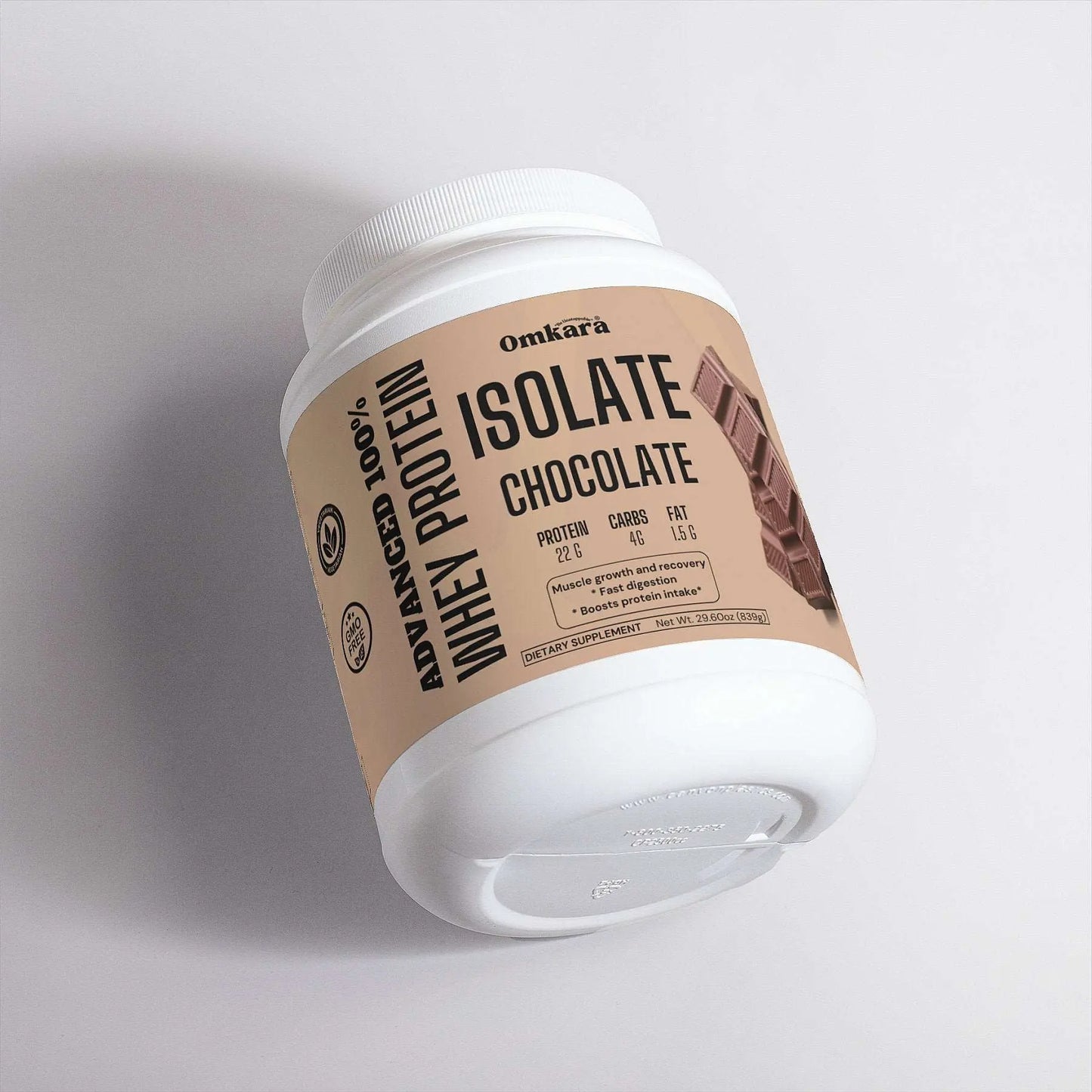 Advanced 100% Whey Protein Isolate (Chocolate) - OMKARA