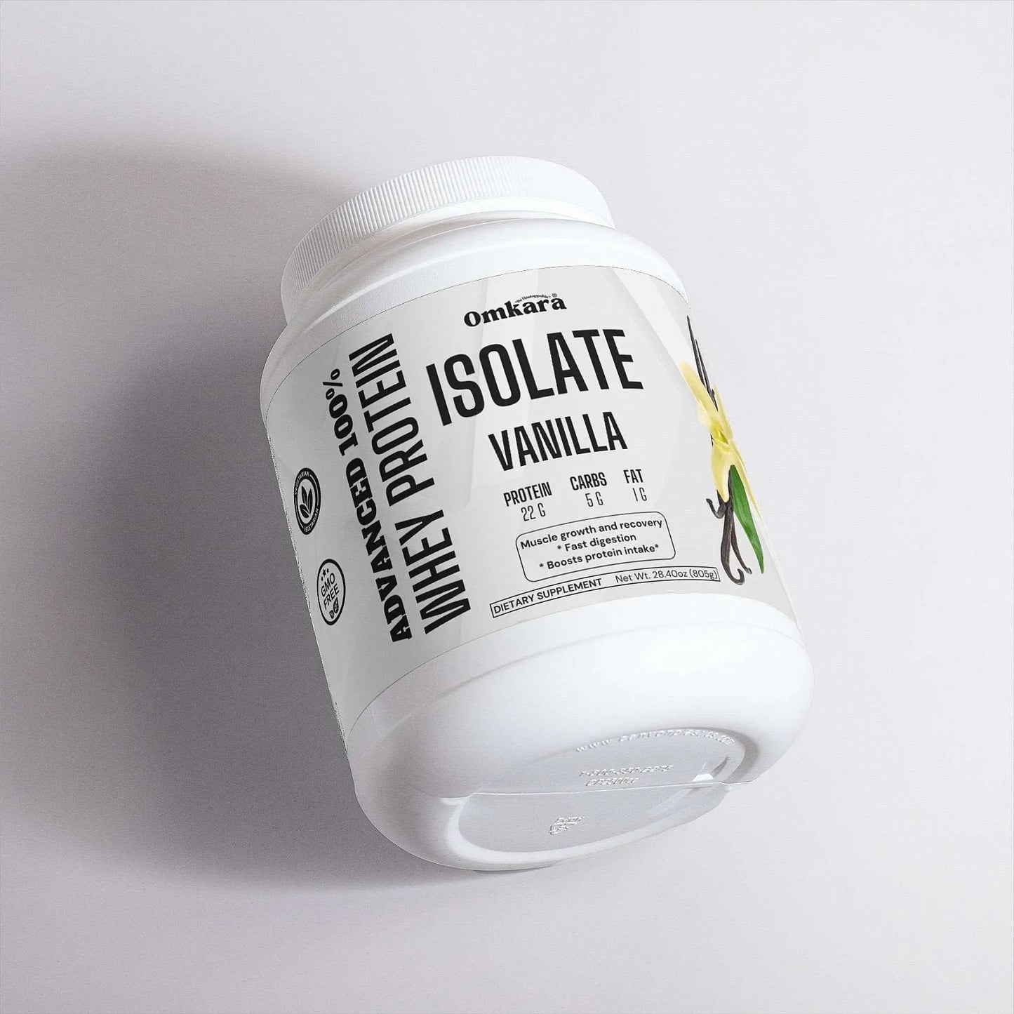 Advanced 100% Whey Protein Isolate (Vanilla) - OMKARA