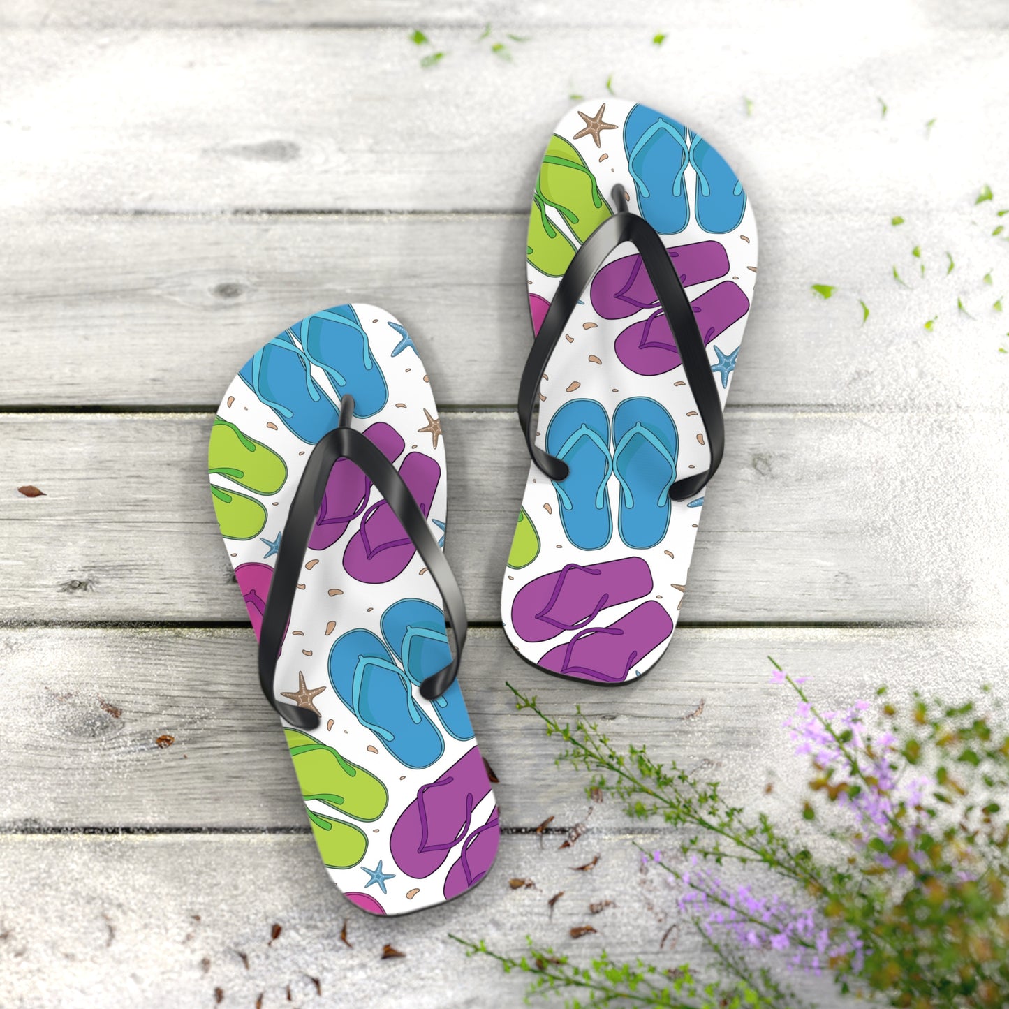 Designer Summer Flip Flops