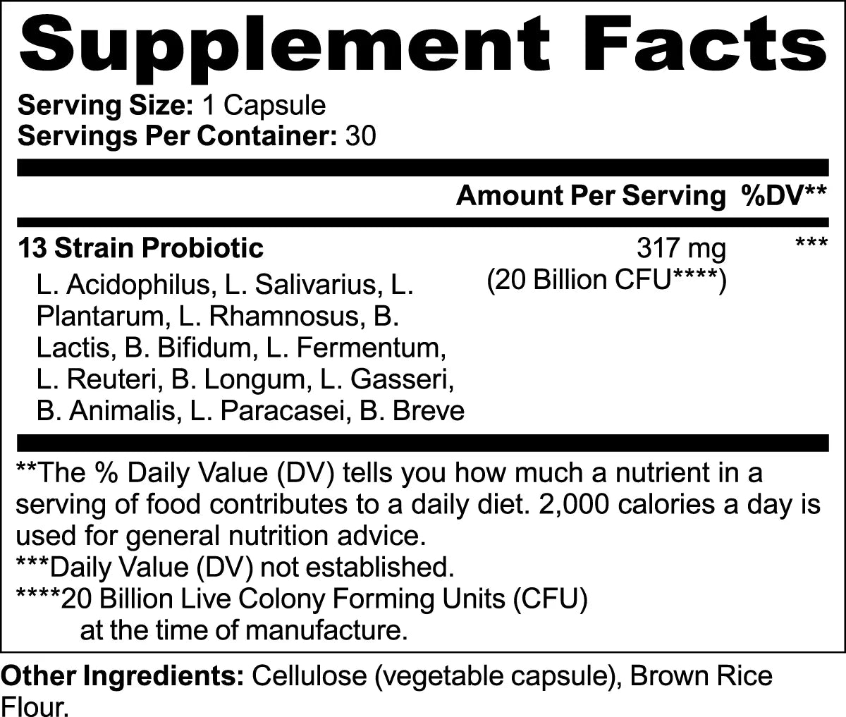 Probiotic 20 Billion OMKARA