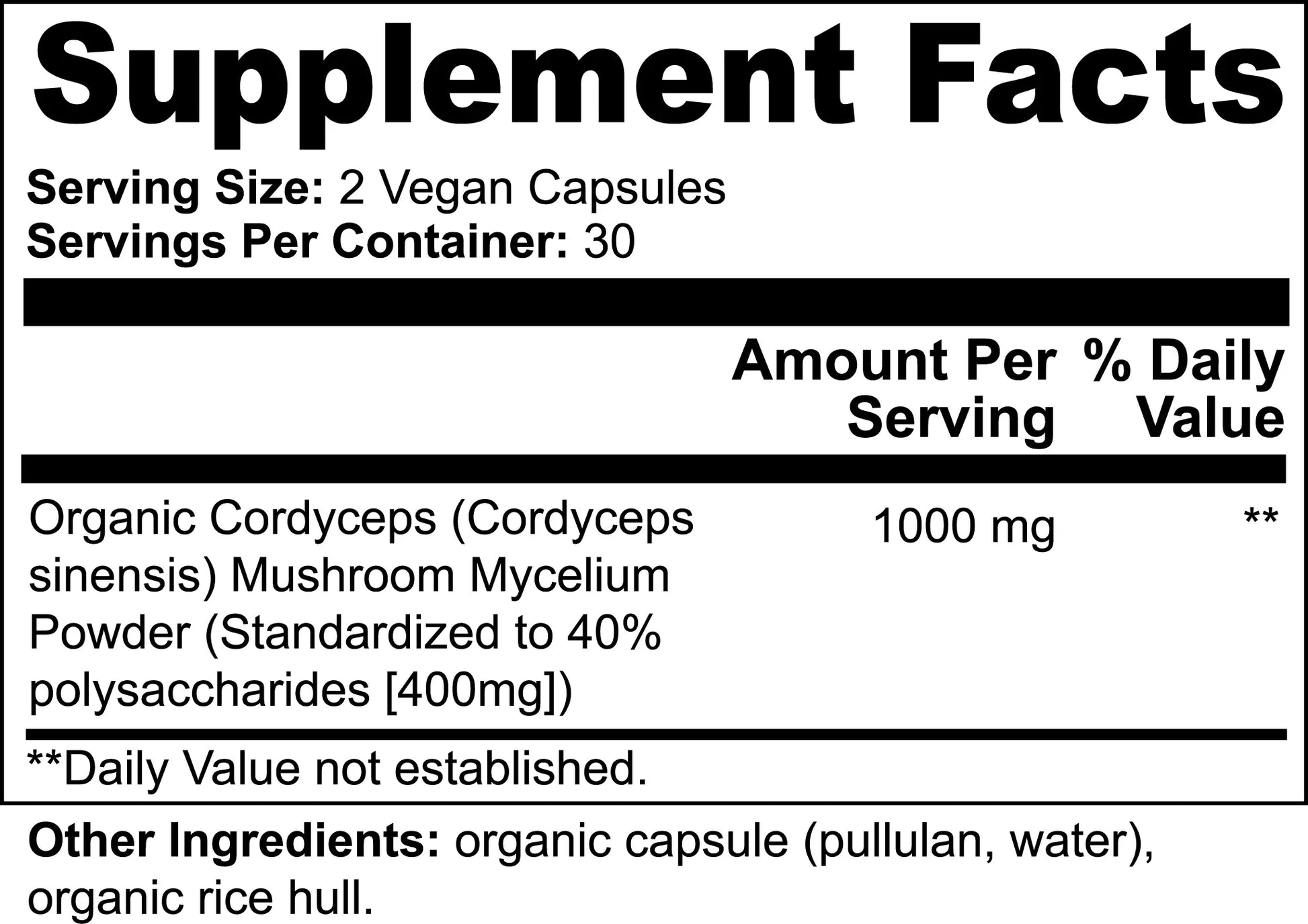 Cordyceps Mushroom - OMKARA